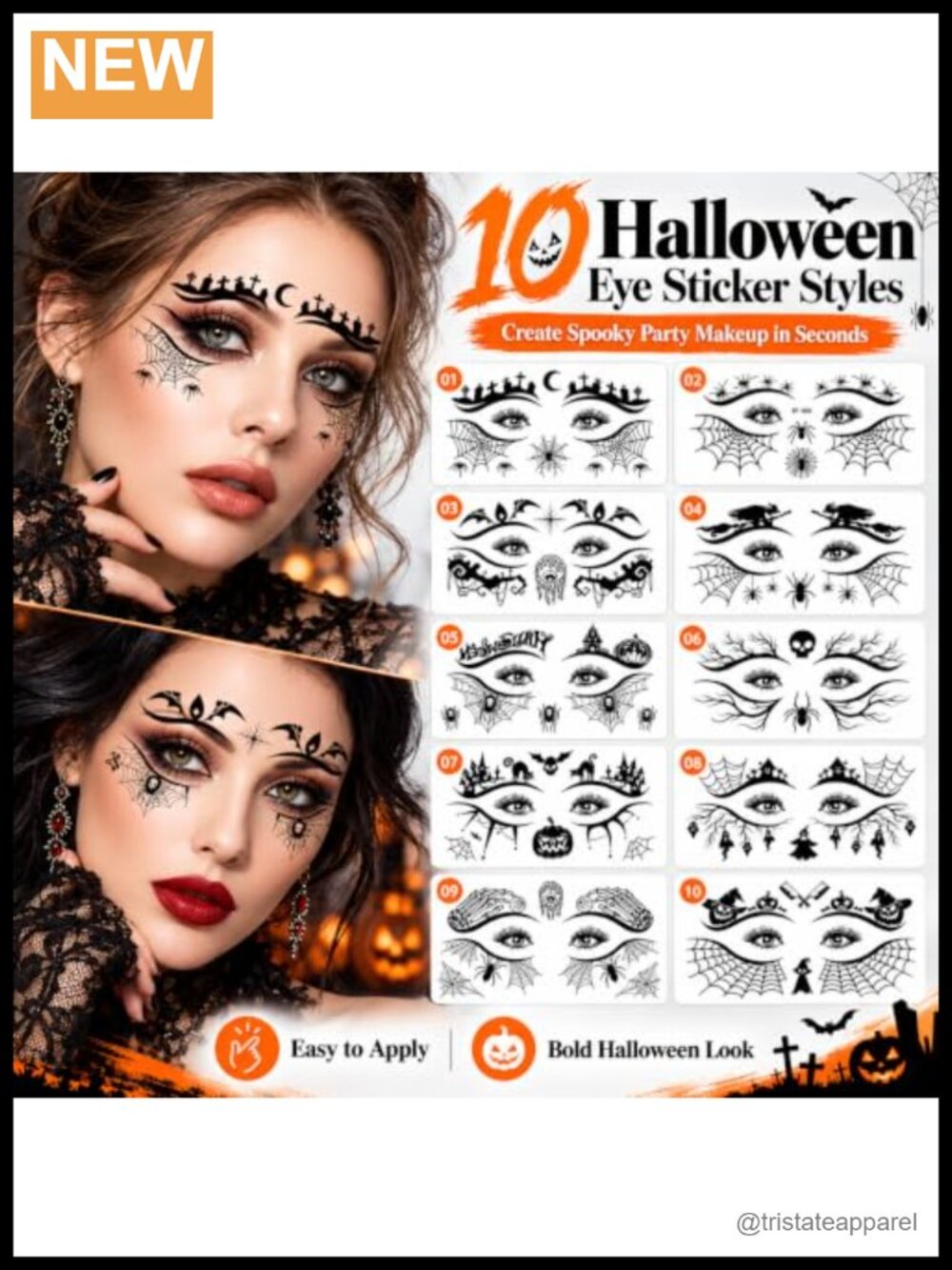 Bat Earrings Acrylic Gothic Dangle Halloween Costume Jewelry - Picture 2 of 6